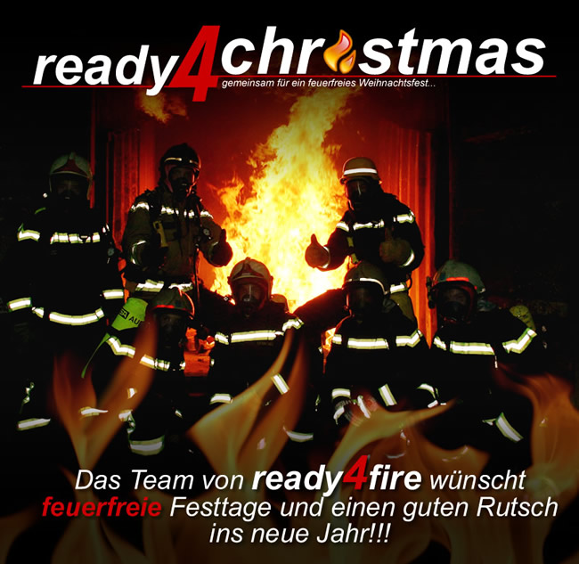 ready4fire - wünscht ein feuerfreies Fest...